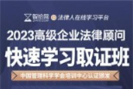 【团购专享】2024企业法律顾问（高级）在线取证班-Tiah