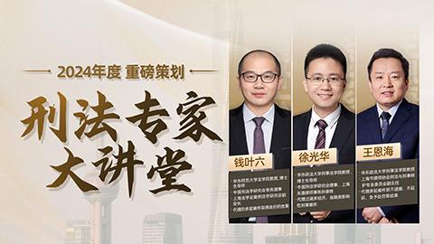 刑法专家大讲堂：讲透热点高频罪名