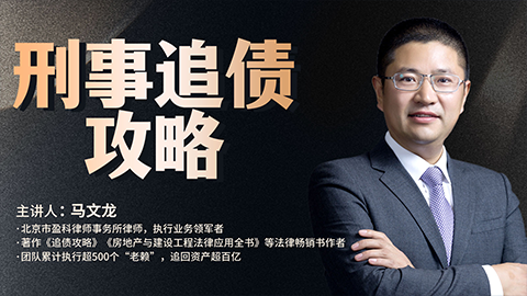 马文龙：刑事追债攻略