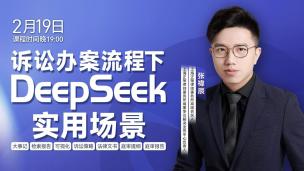 【直播回看】张禕辰：诉讼办案流程下，DeepSeek实用场景