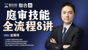 金翼翔：庭审技能全流程8讲